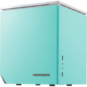 Xigmatek Boîtier PC Nebula C - Bleu - Cube