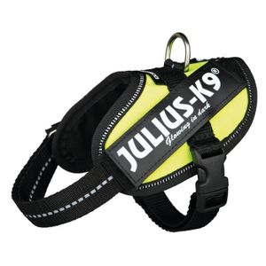 JULIUS-K9 Harnais Power IDC Baby 2/XS?S: 33?45cm jaune fluo pour chien