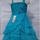 ROBE PRINCESSE BLEU 4 ANS AVEC CERCEAU