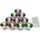 10Pcs Coloré Poignée Boutons Porte Strass Meuble