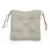 COUSSIN DE CHAISE - GALETTE Dessus de chaise CONNEXION lin