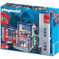 UNIVERS MINIATURE Playmobil  4819 Caserne de pompiers
