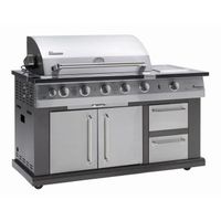 BARBECUE - PLANCHA AVALON 4+1 Barbecue gaz + 2 brûleurs infrarouge