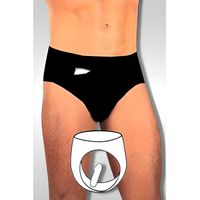 Slip mixte latex penis anal Slip mixte latex penis anal