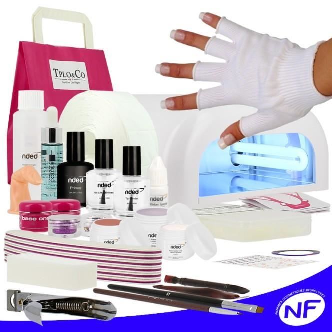 Kit gel UV "BASIC" débutant avec lampe UV 36 Watts Achat / Vente faux