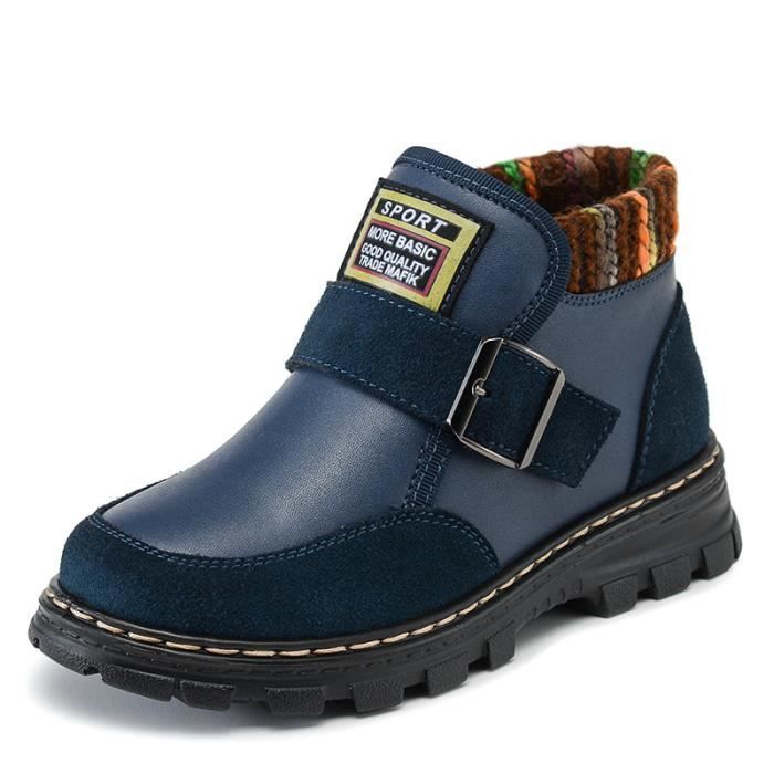 bottes garcon fourrées