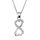 COLLIER FEMME INFINI & PIERRE ARGENT 925°°° - NEUF