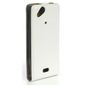  Housse cuir blanc Xperia ARC clapet