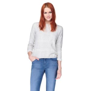 NEW LOOK Pull Gris Femme