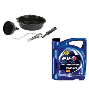 Kit Outillage Vidange ELF 10W40 Turbo Diesel 5L