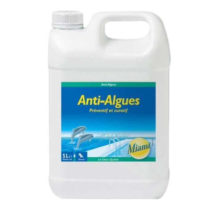 Anti algues Achat / Vente traitement de l'eau MIAMI Anti algues