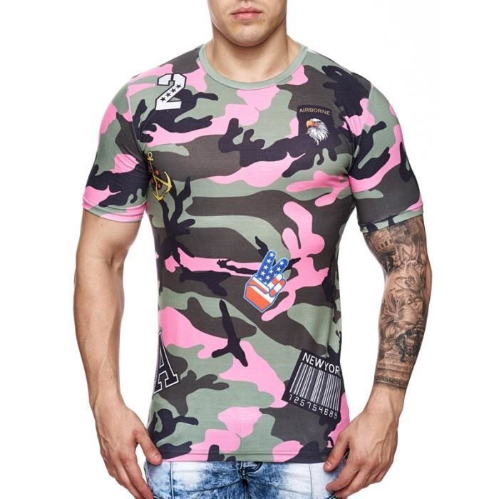 tee shirt homme militaire