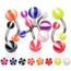 PIERCING Lot de 8 piercing nombril coloris candy