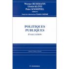 ECONOMIE - DROIT Politiques publiques, evaluation