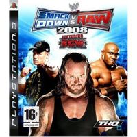PLAYSTATION 3 WWE SMACKDOWN VS RAW 2008 / JEU CONSOLE PS3
