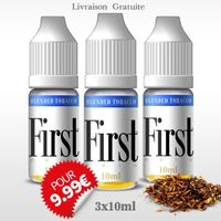 3x10ml E-Liquide FIRST Saveur TABAC BLEND 6mg Ego 3x10ml E-Liquide FIRST Saveur TABAC BLEND 6mg Ego