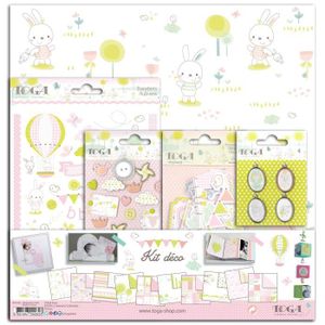 TOGA Kit déco bébé rose