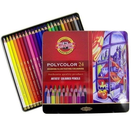 KOHINOOR 3824 BOÎTE DE 24 CRAYONS DE COULEUR… Achat / Vente crayon