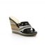 SANDALE - NU-PIEDS  Chaussure femme Mule LAURA Noir