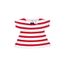 T-SHIRT Miss Girly- 3/ FAGOLE- rose- rouge