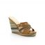 SANDALE - NU-PIEDS  Chaussure femme Mule LAURA Camel