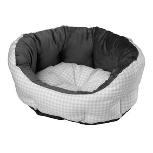 D&D Coussin Checko - 75x70x26cm - Silver - Pour chien