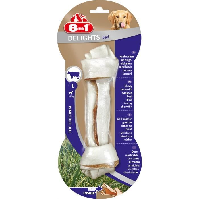 8in1 Friandise chien Delights Beef L Achat / Vente friandise