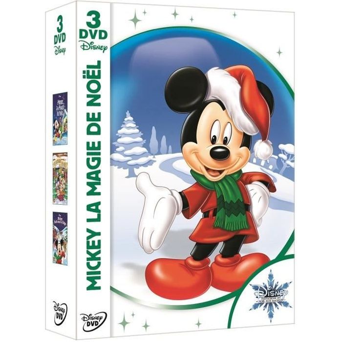 Mickey : La magie de Noël  Le coffret  Dessins animés  Jeunesse  DVD 