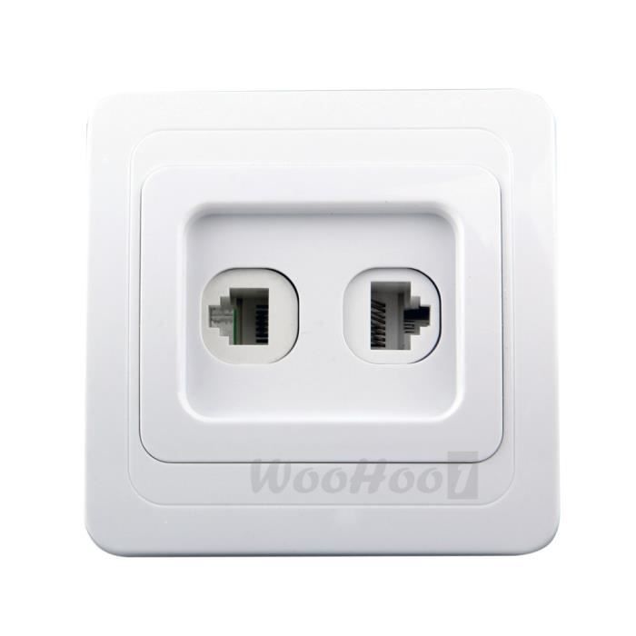 Prise Plaque Murale pour Téléphone PC Ordinateu… Achat / Vente prise