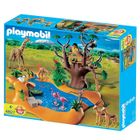UNIVERS MINIATURE COMPLET Playmobil Poste d'observation et animaux de la sav