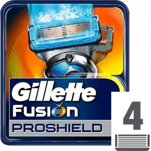 GILLETTE Lames Fusion ProShield Chill (pack de 4 lames)