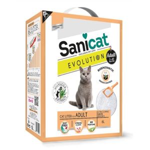 SANICAT Liti?re Evolution Adult 6L - Pour chat adulte