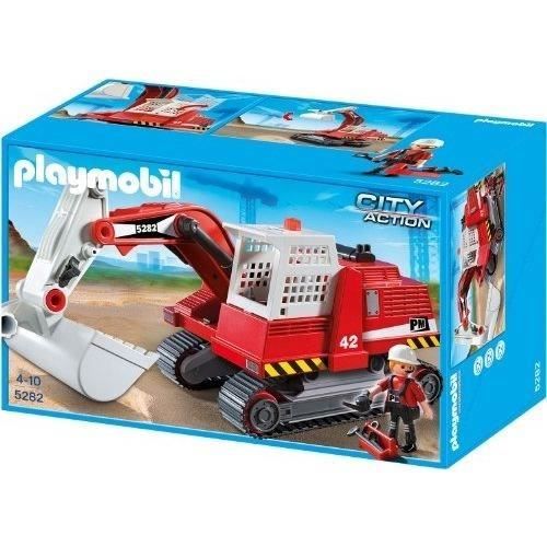 PLAYMOBIL 5282 Excavateur Et Ouvrier moins cher