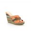 SANDALE - NU-PIEDS  Chaussure femme Mule LAURA Orange
