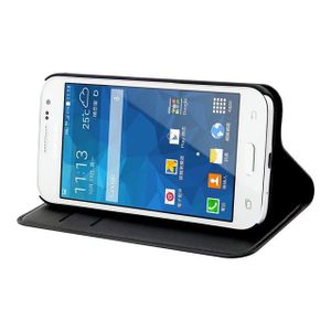 MUVIT Slim Etui - Noir - Pour Samsung Galaxy Core Prime / VE