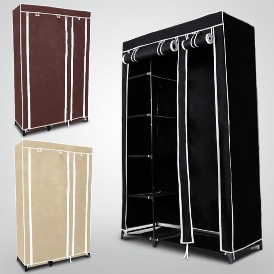 Armoire pliable (KLSK01) beige Achat / Vente armoire de chambre