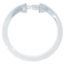 ATTACHE POUR RIDEAU 12 Anneaux pour Rideau de Douche TRANSPARENT