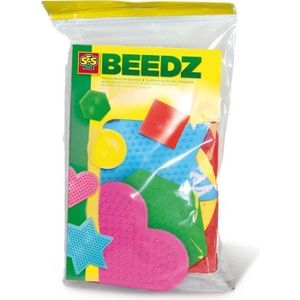 SES CREATIVE Lot de 5 petits plateaux pour perles ? repasser