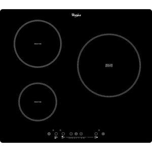 WHIRLPOOL ACM555NE - Table de cuisson - Induction - 3 zones - 7000W - L58 x P51cm - Rev?tement verre - Noir