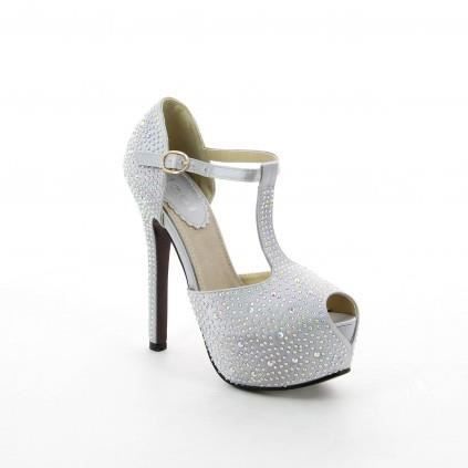 Chaussure argente ZARA pour Femme - Vestiaire Collective