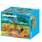 UNIVERS MINIATURE COMPLET Playmobil Famille de lions avec singes