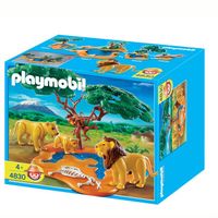 UNIVERS MINIATURE COMPLET Playmobil Famille de lions avec singes