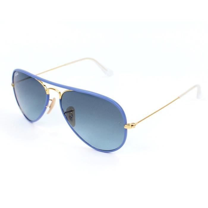 lunette ray ban aviator bleu miroir lunette ray ban aviator bleu miroir