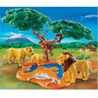 UNIVERS MINIATURE COMPLET Playmobil Famille de lions avec singes