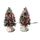 Lot de 2 sapins en fibre optique 10 cm