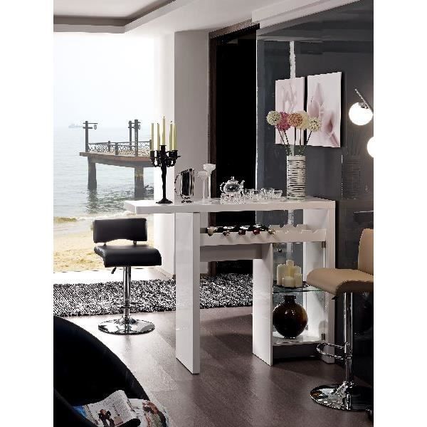 Meuble de rangement salon laque blanc achat / vente meuble de ... Meuble salon