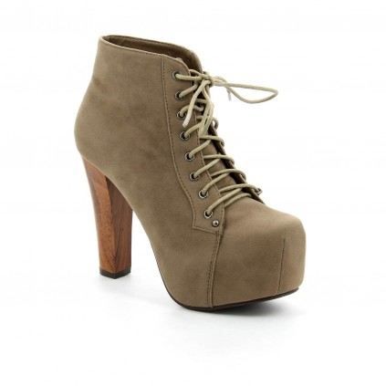 chaussure kaki femme