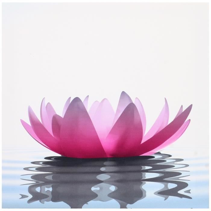 Tableau Toile Cadre Zen Lotus Fleur rose Nénuph\u2026