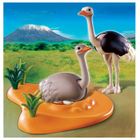 UNIVERS MINIATURE COMPLET Playmobil Couple d'autruches et nid
