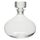 J-LINE Carafe avec bouchon en verre 17x17x19 cm tr